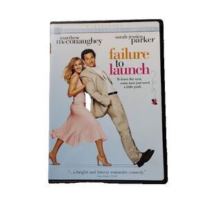 Failure to Launch DVD Movie 2006 Matthew Mcconaughey Sarah Jessica Parker PG 13